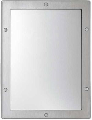 BSZ 02 bezpečnostní nerezové zrcadlo 305x405x16 mm