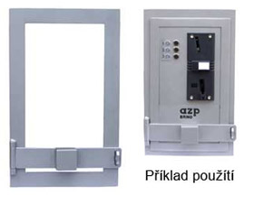  Rámeček s krytem zámku pro automaty řady MA